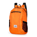 20L Large Waterproof Folding Climbing Backpack Bag Travel Rucksack (Orange)