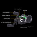 8kg 17+1 BBs 7.2/1 Fishing Reel Metal Line Cup Baitcasting Wheel (Right) Newly