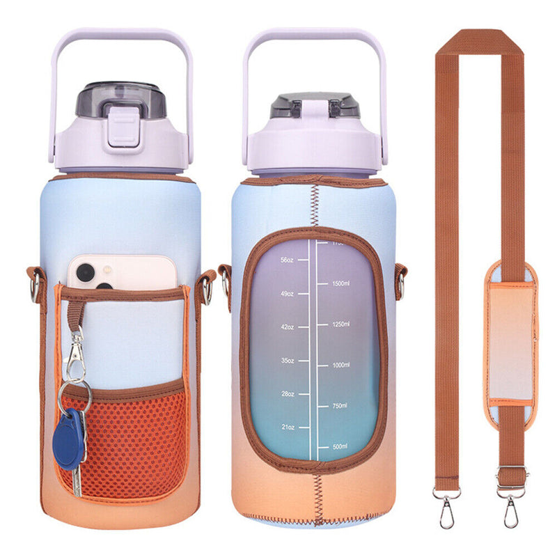 2000ml Water Bottle Cover Anti-Collision Bottle Bag Shockproof Kettle Holder Bag