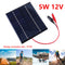 Outdoor Portable DIY Solar Cells Charger 136x110MM for 9-12V Battery Chargi