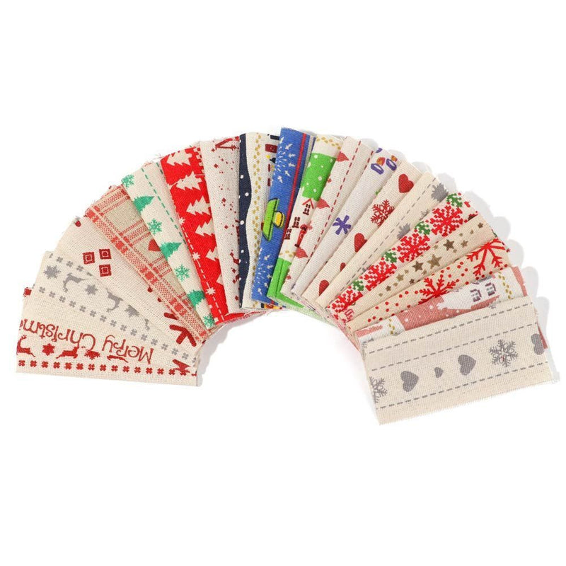 DIY Accessories Snow Santa Clause Christmas Fabric Xmas Printed Cotton Cloth