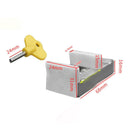 Security Sliding Sash Stopper Baby Safety Window Locks (Stainless Steel)
