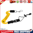 Kayak Paddle Leash Surfboard Safety Leash Rope Surfing Accessories (Yellow)