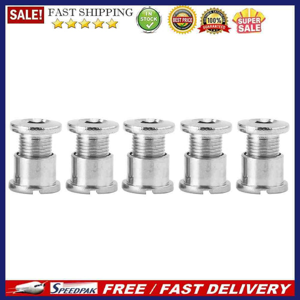5pcs Mountain Road Bicycle Crankset Chainwheel Bolt Screws Cycling Riding P