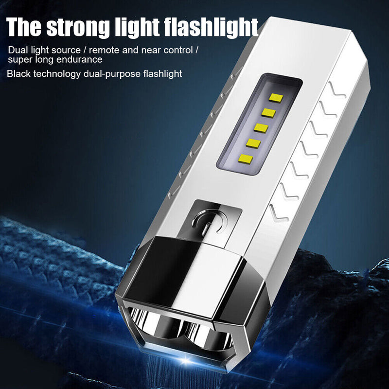 Portable COB LED Lights 500lm Outdoor Camping Power Bank Waterproof Pocketl