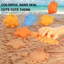 14pcs Beach Bucket Toys Kit Kids Summer Digging Sand Tool with Shovel Sandbox