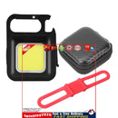 COB Inspection Night Light Portable Keychain Design with Black Storage Box Newly