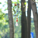 DIY Crystal Beads Rainbow Pendant Handcraft  for Home Decor (B) Newly