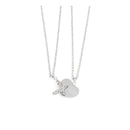 Collares Couple Necklace Lovers Decoration Heart Choker Heart Drop Pendant