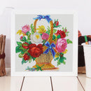 5D DIY Special Shaped Diamond Painting Flower Basketball Cross Stitch Home Decor Kit