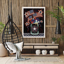 5D Diamond Painting Independence Day Full Round Drill DIY Wall Home Decoratio