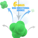 Reaction Ball Speed Agility Coordination Reflex Fitness Training (Green)