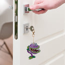 Cartoon Diamond Painting Keychain DIY Luminous Key Ring Pendant (DSK042) Newly