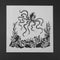 Octopus Coffee Spray Printing Mold DIY Cake Embossed Decor Baking Stencil