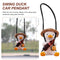 Swinging Duck Car Rearview Decor Car Mirror Cartoon Pendant (Cola) Newly