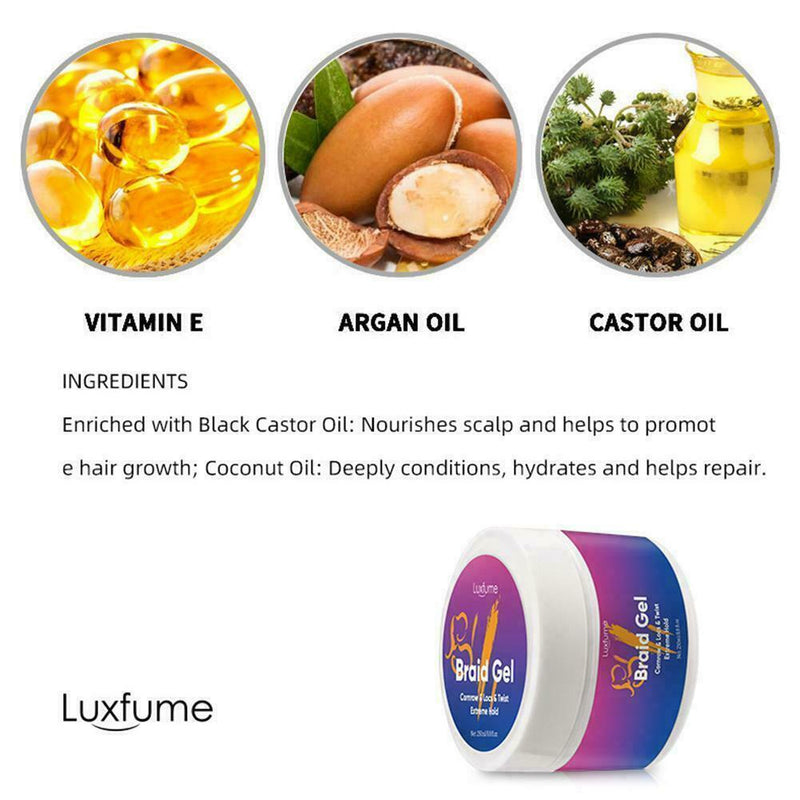 Hair Wax Pomade Hair Styling DIY Hairstyle Dirty Braid Stereotype Gel 250ml D8U1