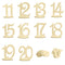 10pcs Wooden Wedding Table Number Seat Cards Ornament Craft (One to Ten)