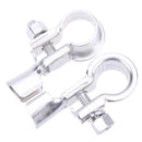 1 Pair Universal Car Battery Negative Positive Connector Plug Clips Plating