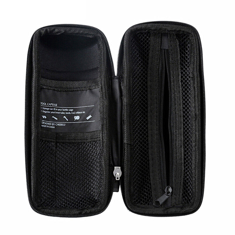 WEST BIKING Bicycle Cycling Bag PVC Repair Kit Storage Capsule Case (Black)