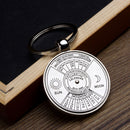 Astrology Car Bag Pendant Key Holder Rings 50 Years Perpetual Calendar Key