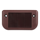 4x Solar Deck Step Wall Lights Stairs Fence Decor Lamps (Brown/Warm Light) Newly