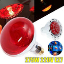 275W Infrared Red Heat Light Therapeutic Therapy Lamp Pain Bulb Relief C9U3