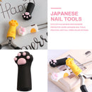 Nipper Cover Cat Claw Protective Sleeve for Nail Cuticle Tweezers (Black) Newly