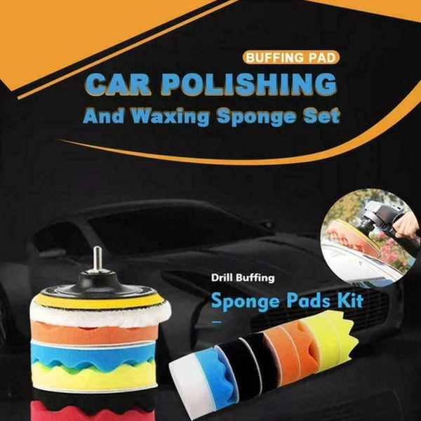 Car Buffing Pads Polishing Sponge Buffer Waxing Foam U Polisher K For Drill L1I7