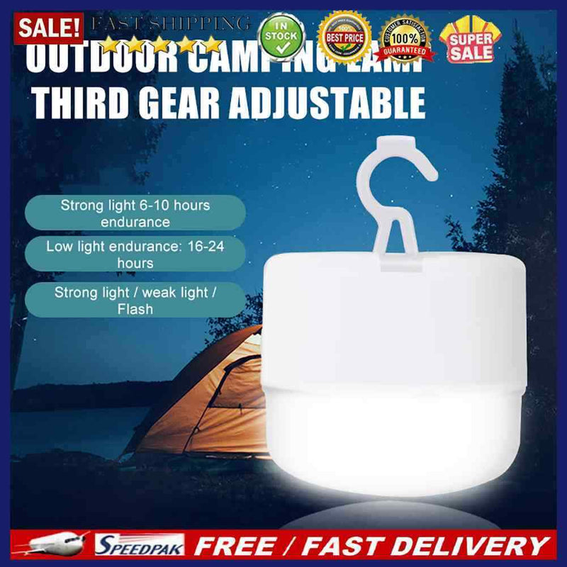 LED Tent Hanging Lamp Portable Night Light Lantern Rechargeable for Patio Garden