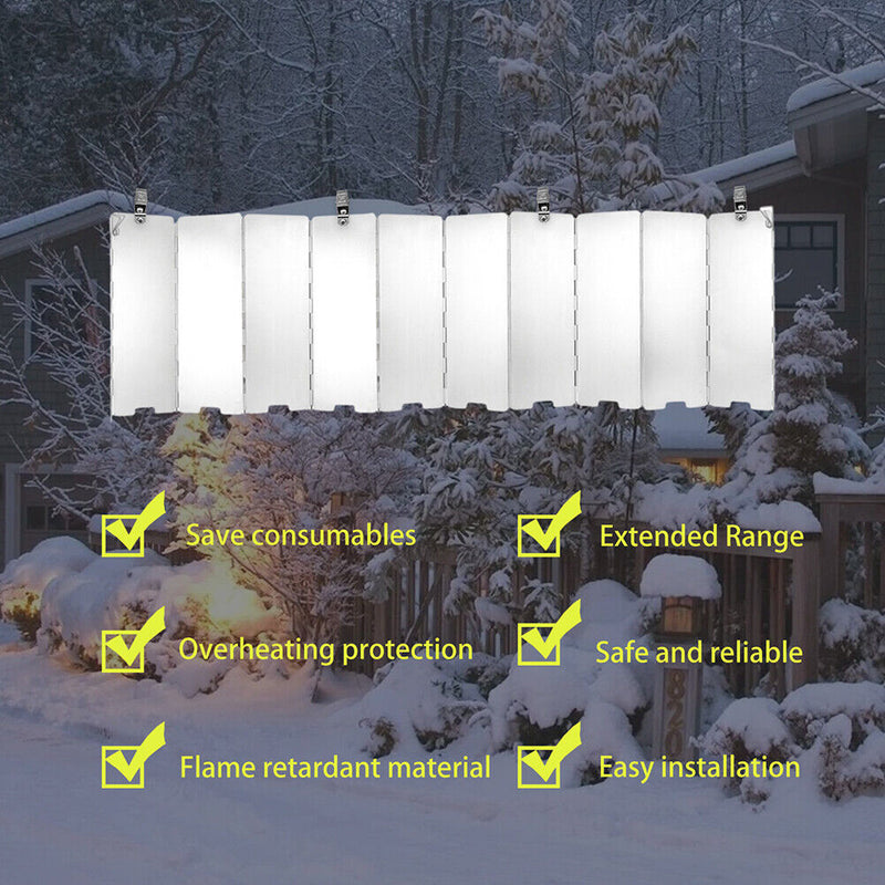 Heat Resistant Aluminum High Temperature Reflector Shield for Outdoor Courtyard
