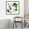 Partial Embroidery DIY Stamped Canvas 14CT Lucky Grass Needlework Set Home Decor
