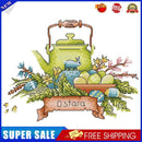 Partial Embroidery Teapot Stamped Canvas 14CT DIY Cross Stitch Kits (J536)