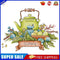 Partial Embroidery Teapot Stamped Canvas 14CT DIY Cross Stitch Kits (J536)