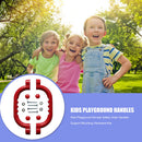 Kids Playground Nonslip Safety Grab Handles Mounting Hardware Kits (Red) Newly