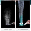 LED Shower Heads - Filtration Showerhead w/ 3 Color Temperature Control (D)