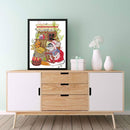 Partial Cross Stitch 14CT Cotton Thread DIY Inventory Harvest Home Decoration