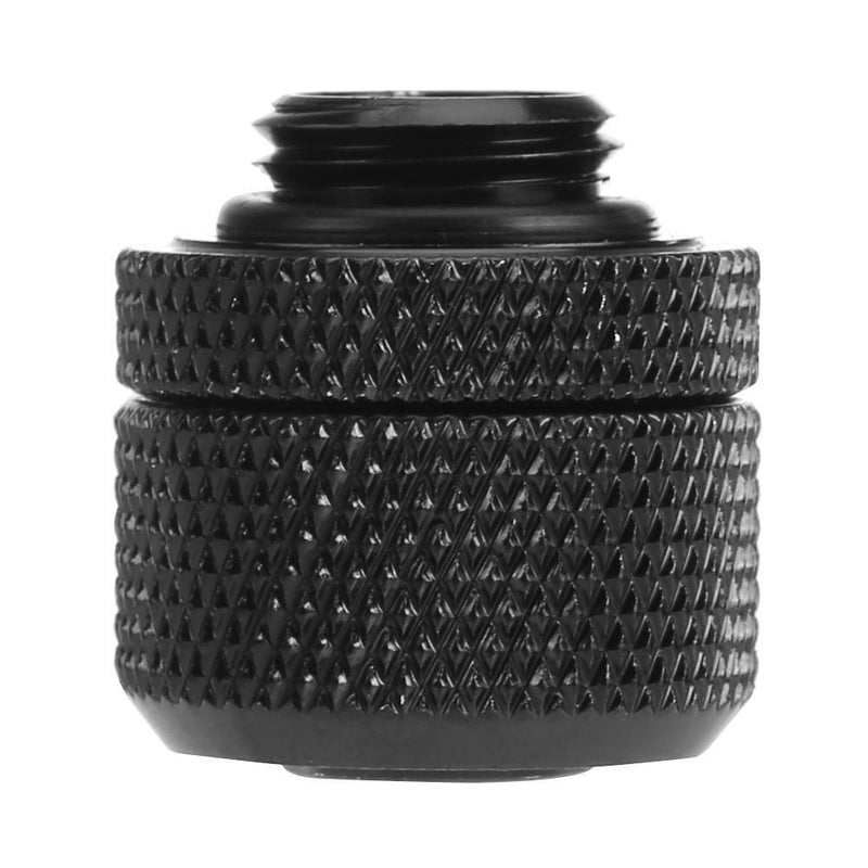 G1/4 External Thread Connector for 10x16mm PC Water Cooling System(Black)