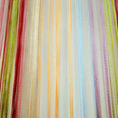 Mixed Colors Line Window Thread Curtain for a Shop Window Show