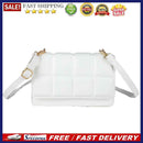 Women Chocolate Square PU Flap Shoulder Bag Small Messenger Crossbody Handbags