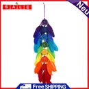 Colorful Feathers Dream Catcher Home Door Wall Hanging During Ornament Craft