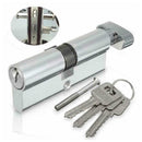 Thumb Turn Cylinder Euro Barrel Door Lock Core Anti Key Anti Drill Extra 3 W6G2