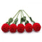 Wedding Valentine's Flower Red Rose Display Ring/Earrings/Pendant Jewelry Box