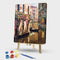 Hand Paint Painting By Numbers Kit River of The Town Oil DIY Canvas Drawing