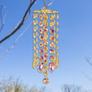 Wind Chimes Hanging Drops Colorful Crystal Pendant Home Room Garden Decoration