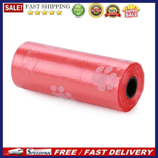 Puppy Poop Collector Dispenser Pet Dog Waste Bags Outdoor Plastic Garbage B