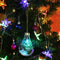 Soft Plastic Clear LED Christmas Light Bulb Ball Tree Hanging Bauble (785-B