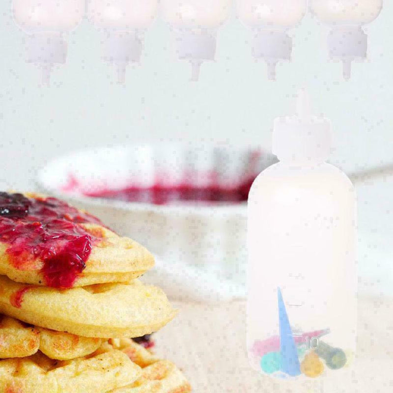 Plastic Squeeze Bottle Condiment Dispenser Sauce Vinegar Tools 7C8A F6 FAST D2L8