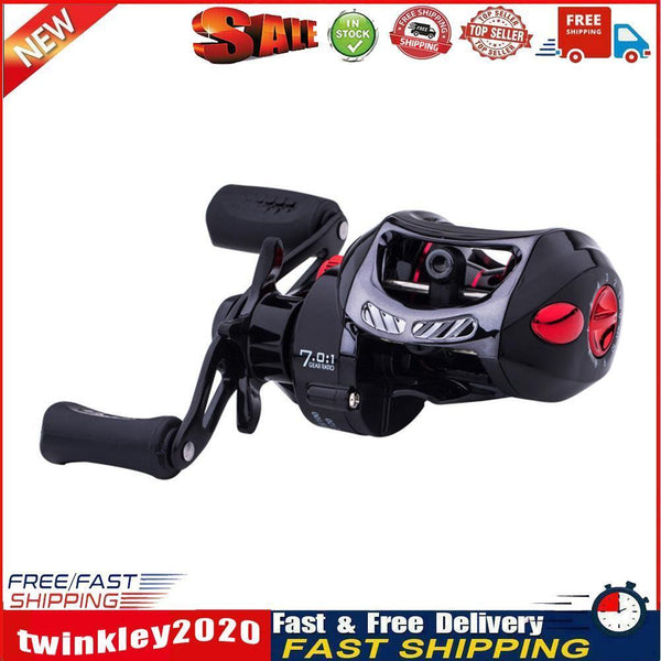 Baitcasting Fishing Reel 8kg Max Drag 7.0/1 Magnetic Brake Reel (Right) Newly