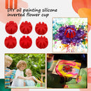 #A Flower Pour Cup - 6 Pieces 5-10 Slots Flower Strainers Pour Painting Supplies