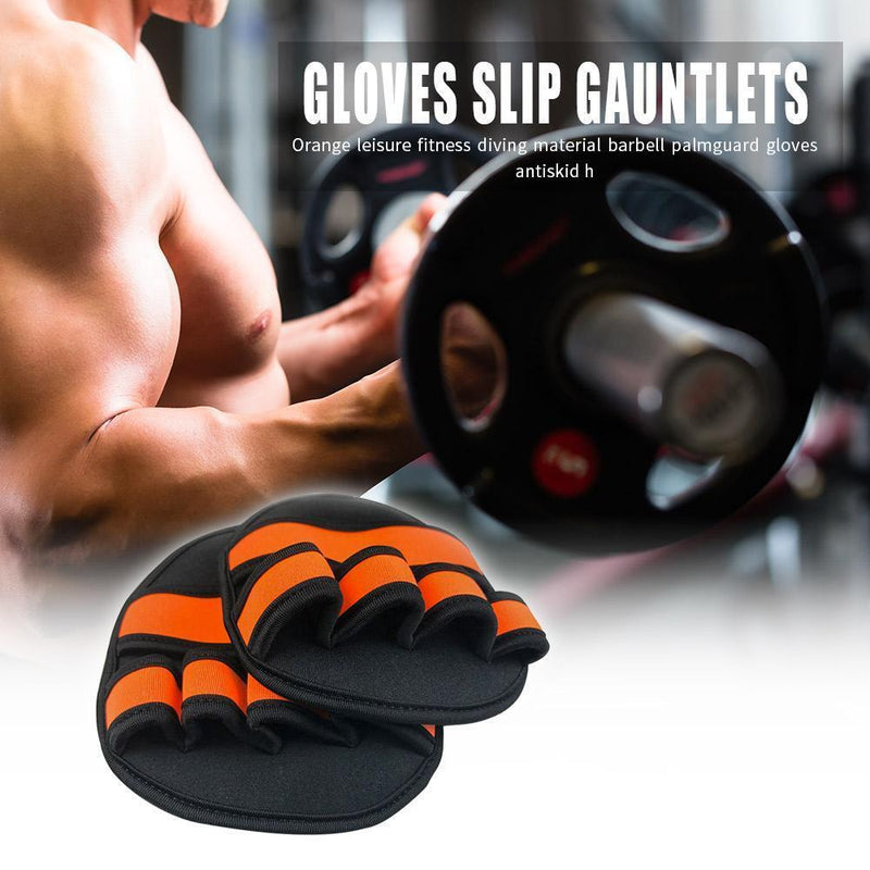 1 Pair Training Gloves Non-slip Gym Fitness Sports Exercise Protector Free Size